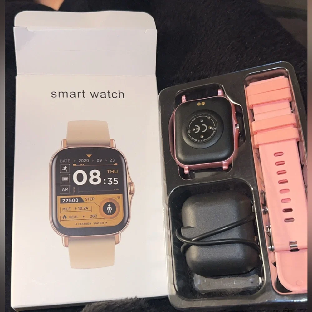 Smart Watch Pink New In Box - Picture 3 of 13
